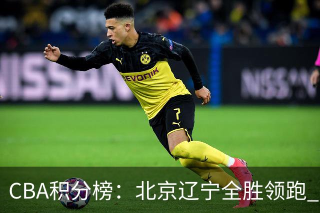CBA积分榜：北京辽宁全胜领跑 两支球队未尝胜绩
